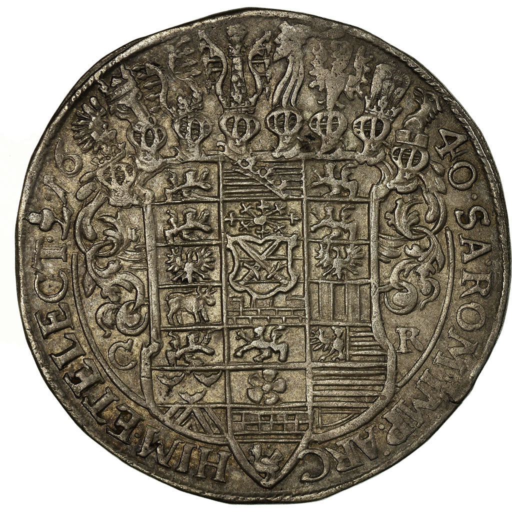 Coin, German States, SAXONY-ALBERTINE, Thaler, 1640, EF(40-45), Silver, KM:425