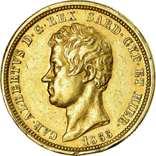Moneda, Estados italianos, SARDINIA, Carlo Alberto, 50 Lire, 1833, Torino, MBC