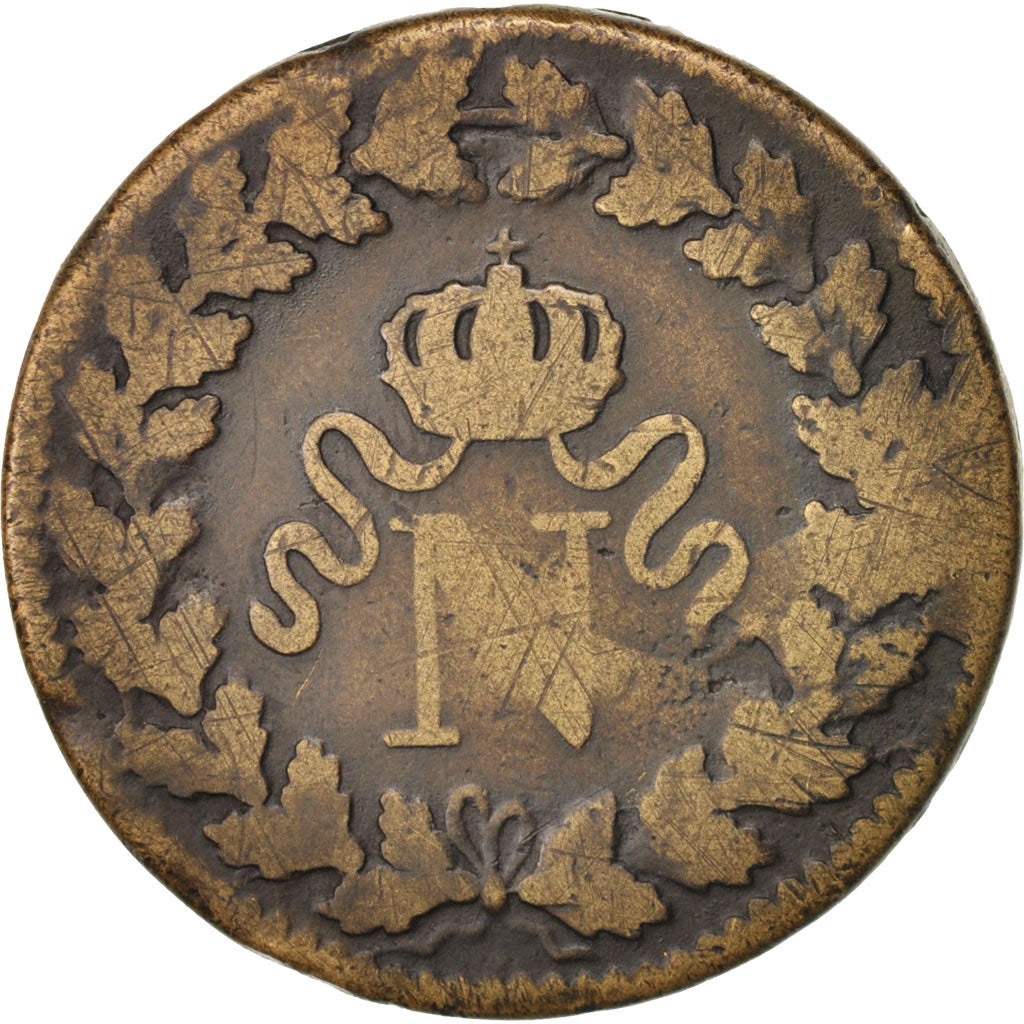 France, Napoléon I, Decime, 1815, BB, KM:700