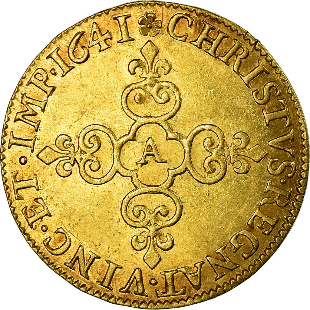 Moneta, Francia, Louis XIII, Écu d'or, Ecu d'or, 1641, Paris, SPL-, Oro