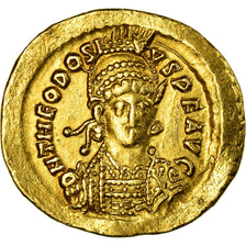 Coin, Theodosius II, Solidus, Constantinople, AU(55-58), Gold, RIC:286