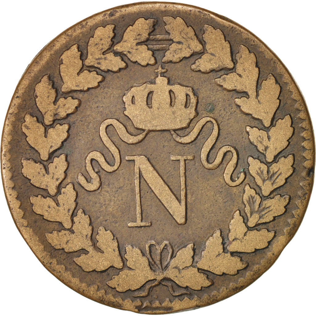 France, Napoléon I, Decime, 1815, BB, KM:700