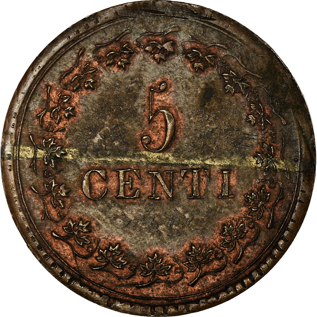 Moeda, França, Delarue, 5 Centimes, Dijon, ENSAIO, EF(40-45), Bronze