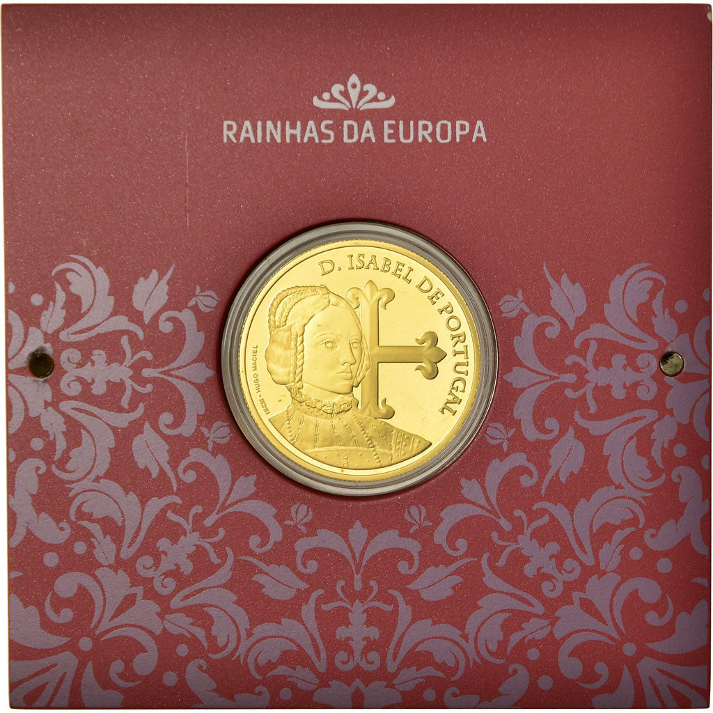 Portogallo, 5 Euro, Isabel, 2015, SPL, Oro