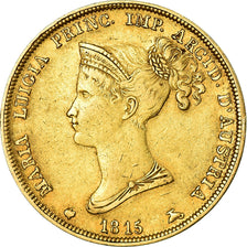 Coin, ITALIAN STATES, PARMA, Maria Luigia, 40 Lire, 1815, Parma, EF(40-45)