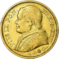 Coin, ITALIAN STATES, PAPAL STATES, Pius IX, 20 Lire, 1867, Roma, EF(40-45)
