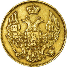 Coin, Poland, Nicholas I, 20 Zlotych-3 Rubles, 1838, St. Petersburg, EF(40-45)