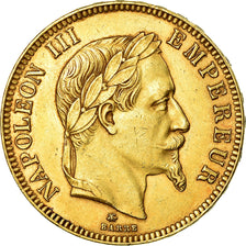 Munten, Frankrijk, Napoleon III, Napoléon III, 100 Francs, 1866, Paris, ZF+