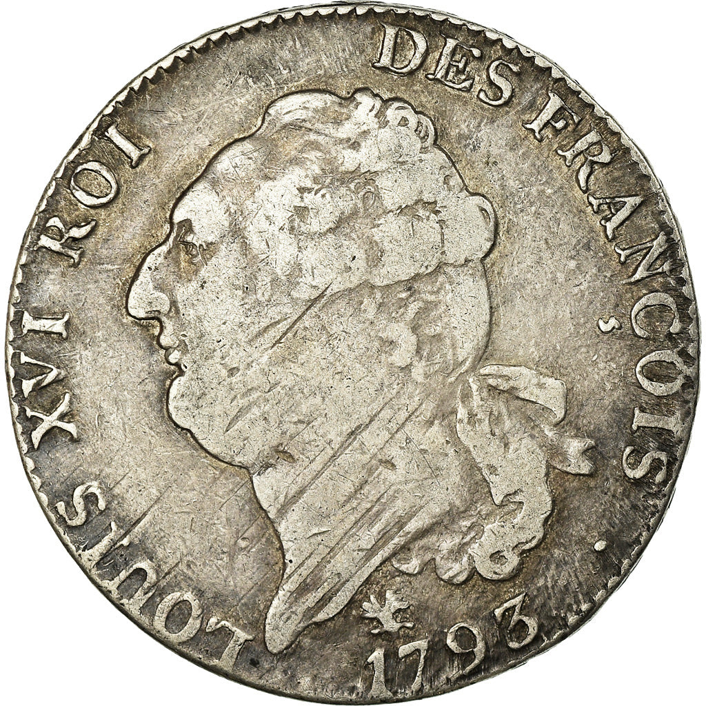 Coin, France, Écu de 6 livres françois, ECU, 6 Livres, 1793, Bayonne