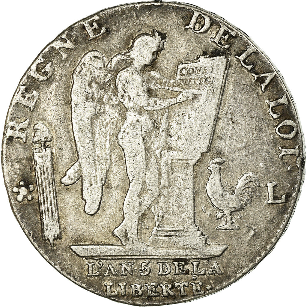 Coin, France, Écu de 6 livres françois, ECU, 6 Livres, 1793, Bayonne