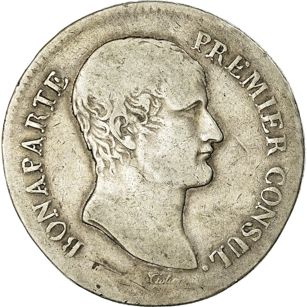 Monnaie, France, Napoleon I, 5 Francs, An 12, Toulouse, TB, Argent, Gadoury:577