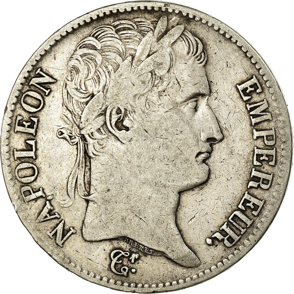 Coin, France, Napoléon I, 5 Francs, 1808, Paris, VF(30-35), Silver, KM:686.1