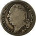 Coin, France, Louis XVIII, Louis XVIII, 1/2 Franc, 1824, Rouen, F(12-15)