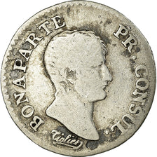 Moeda, França, Napoléon I, 1/4 Franc, An 12, Paris, F(12-15), Prata, KM:653.1