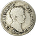 Moeda, França, Napoléon I, 1/4 Franc, An 12, Paris, F(12-15), Prata, KM:653.1