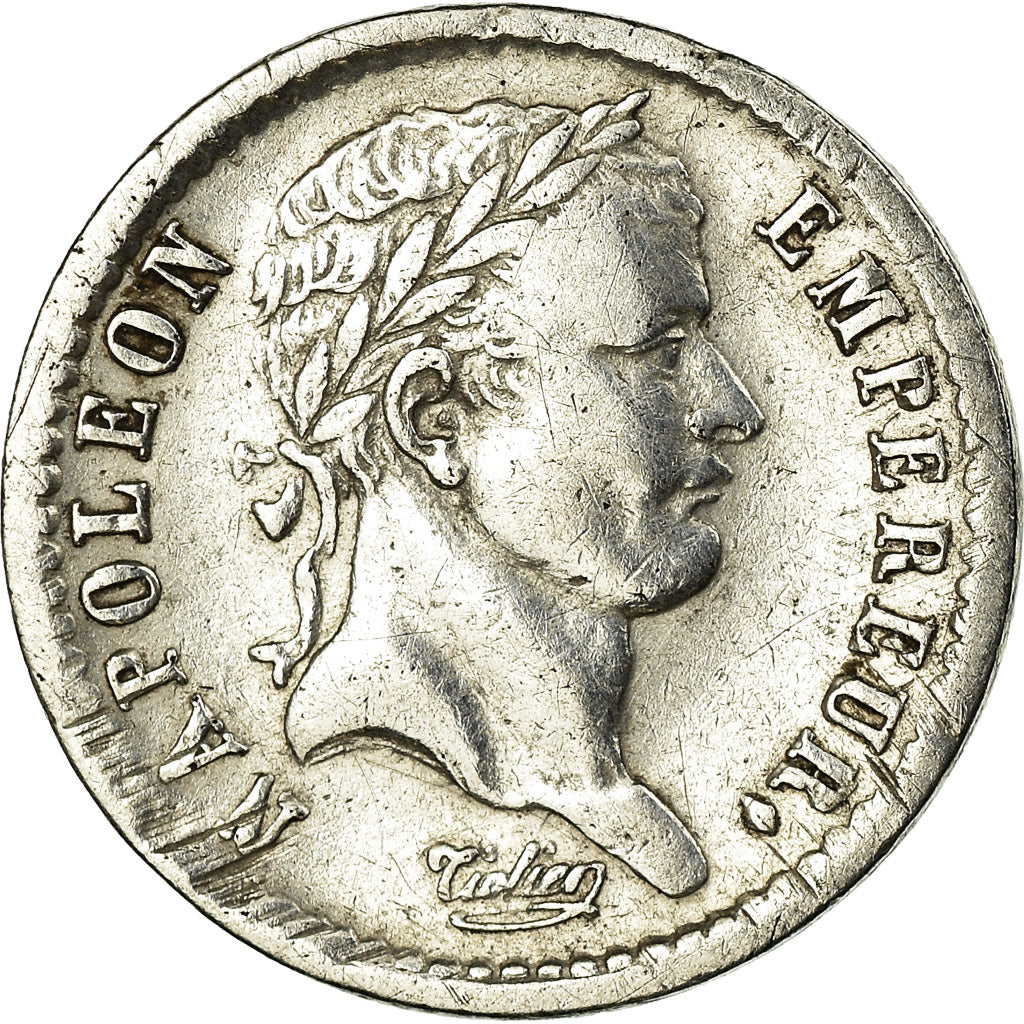 Münze, Frankreich, Napoléon I, 1/2 Franc, 1811, Nantes, SS, Silber, KM:691.13