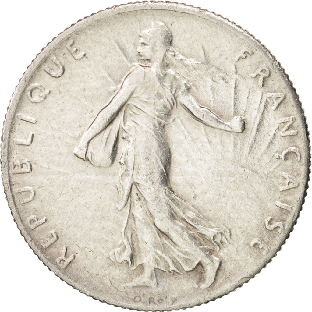 Coin, France, Semeuse, 50 Centimes, 1919, Paris, MS(60-62), Silver, KM:854