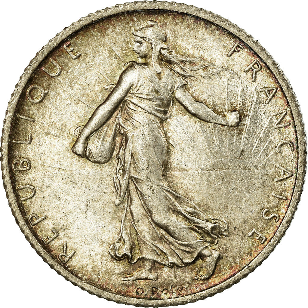 Coin, France, Semeuse, Franc, 1898, Paris, MS(60-62), Silver, KM:844.1