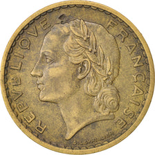 Coin, France, Lavrillier, 5 Francs, 1939, EF(40-45), Aluminum-Bronze, KM:888a.1