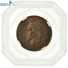 Coin, France, Napoléon III, 10 Centimes, 1853, Bordeaux, GENI, MS64BR, Bronze
