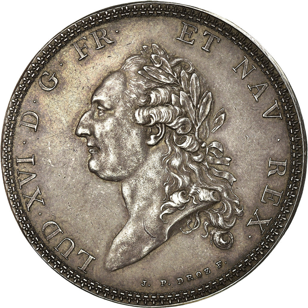 Coin, France, Louis XVI, Ecu de Calonne, Ecu, 1786, Paris, AU(55-58), Silver