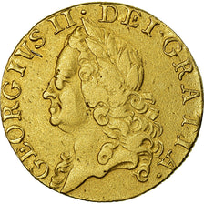 Coin, Great Britain, George II, Guinea, 1760, EF(40-45), Gold, KM:588