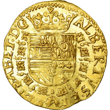 Moneda, Países Bajos españoles, TOURNAI, 2 Albertin, Corona, 1603, Antwerp