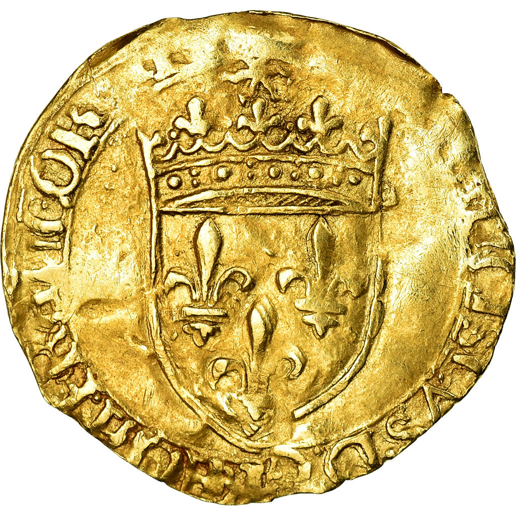 Munten, Frankrijk, François Ier, Ecu d'or, FR, Goud, Duplessy:775