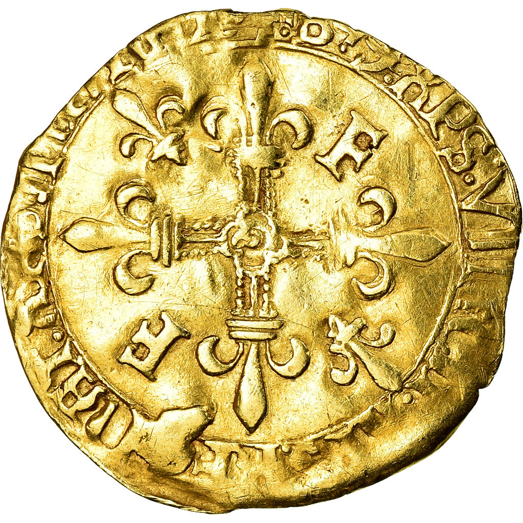Munten, Frankrijk, François Ier, Ecu d'or, FR, Goud, Duplessy:775