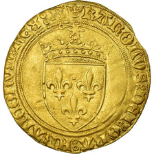 Coin, France, Charles VIII, Ecu d'or, Bourges, AU(55-58), Gold, Duplessy:575
