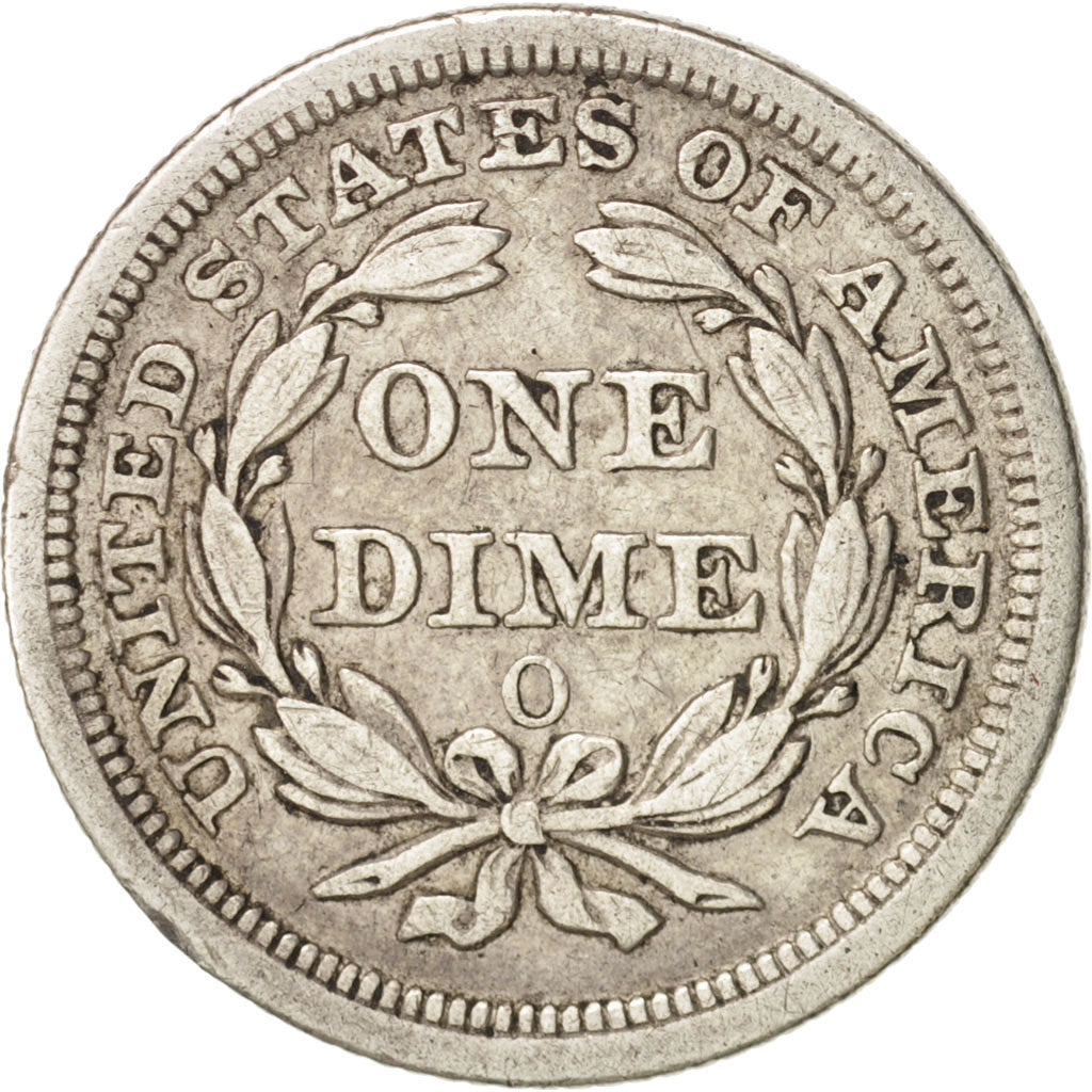 United States, Seated Liberty Dime, 1859, New Orleans, KM:A63.2