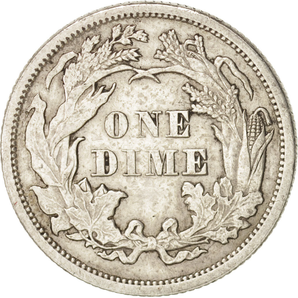 United States, Seated Liberty Dime, 1872-P, KM:92