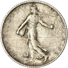 Munten, Frankrijk, Semeuse, Franc, 1914, Castelsarrasin, PR, Zilver, KM:844.2