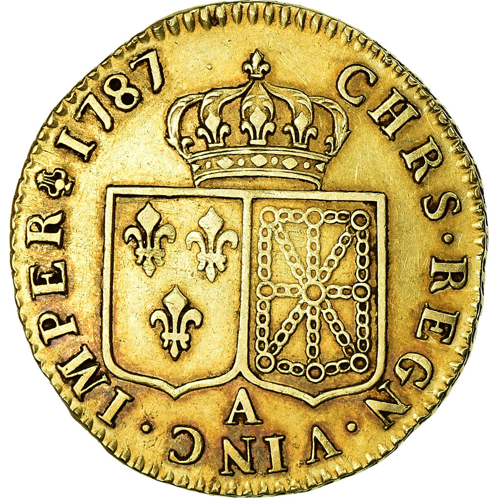 Monnaie, France, Louis XVI, Louis d'or à la tête nue, Louis d'Or, 1787, Paris