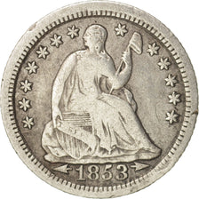 United States, Seated Liberty Half Dime, 1853-P, KM:76