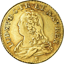 Coin, France, Louis XV, Louis d'or aux lunettes, Louis d'Or, 1727, Reims