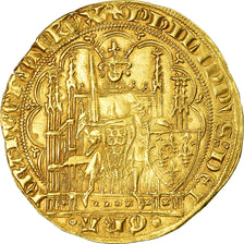 Moneda, Francia, Philippe VI, Ecu d'or à la chaise, Ecu d'or, MBC+, Oro