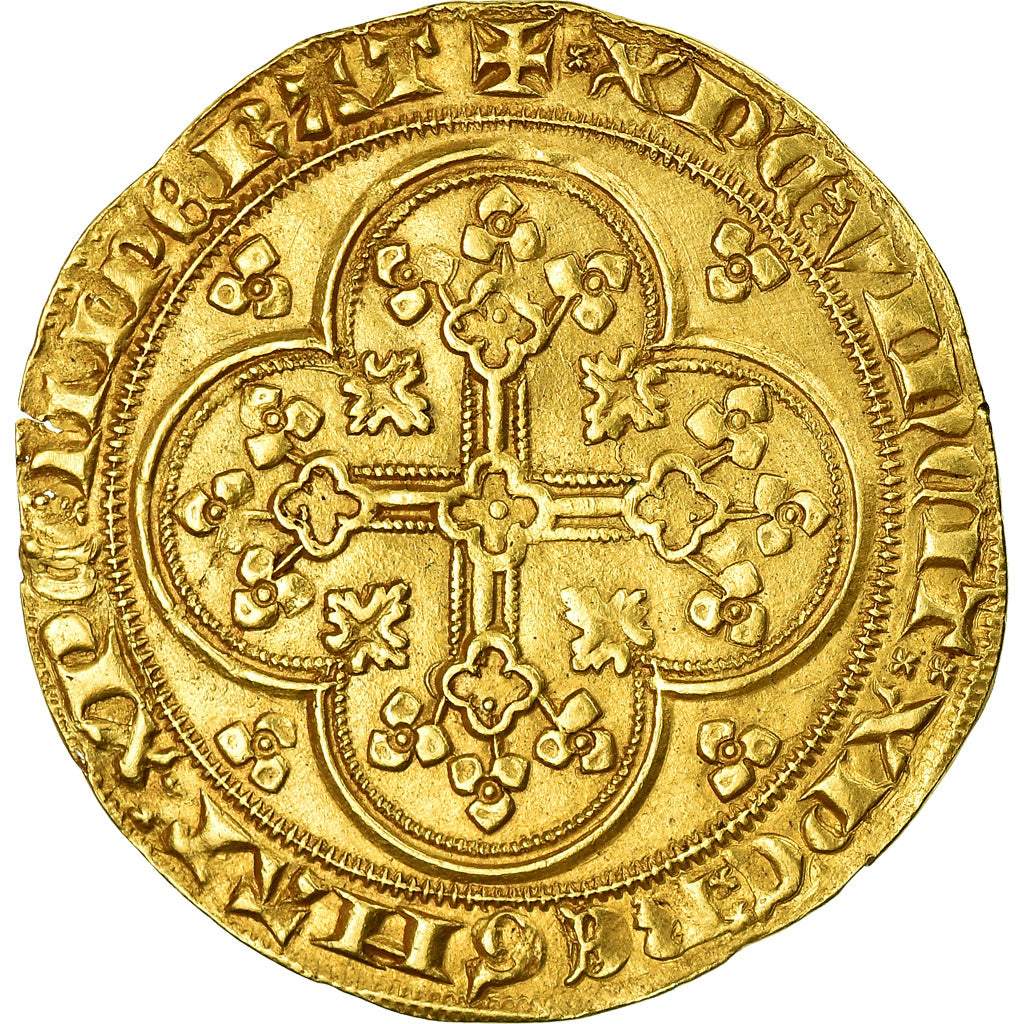 Moneda, Francia, Philippe VI, Ecu d'or à la chaise, Ecu d'or, MBC+, Oro