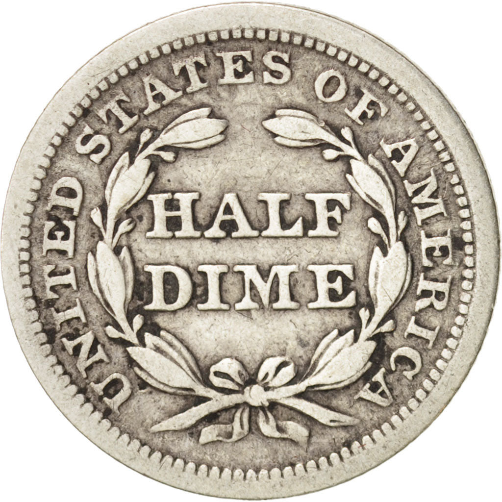 Estados Unidos, Seated Liberty Half Dime, 1854-P, KM:76