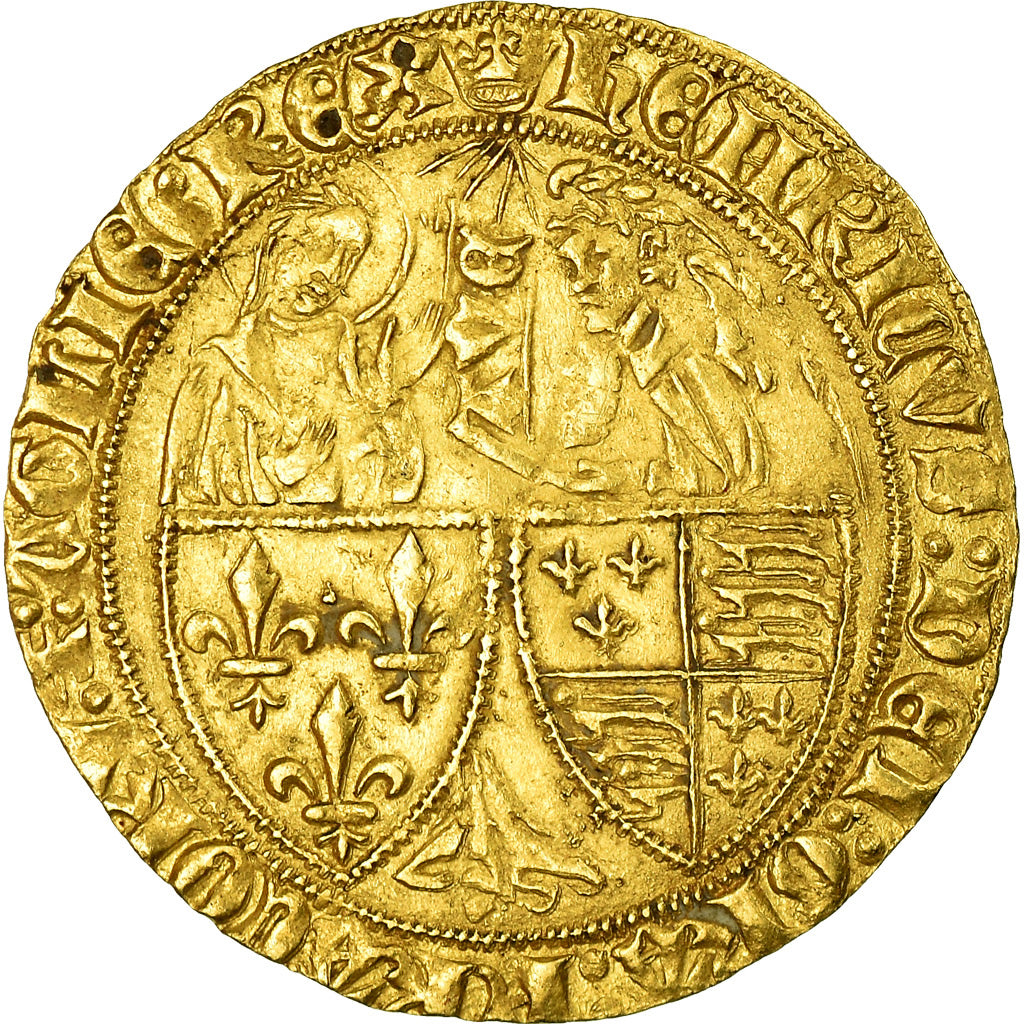 Münze, Frankreich, Henri VI de Lancastre, Salut d'or, Paris, SS, Gold