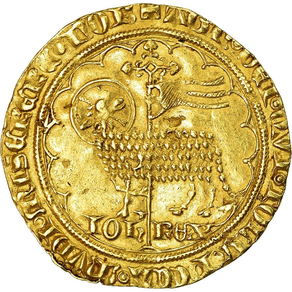 Moneda, Francia, Jean II le Bon, Mouton d'or, MBC, Oro, Duplessy:291