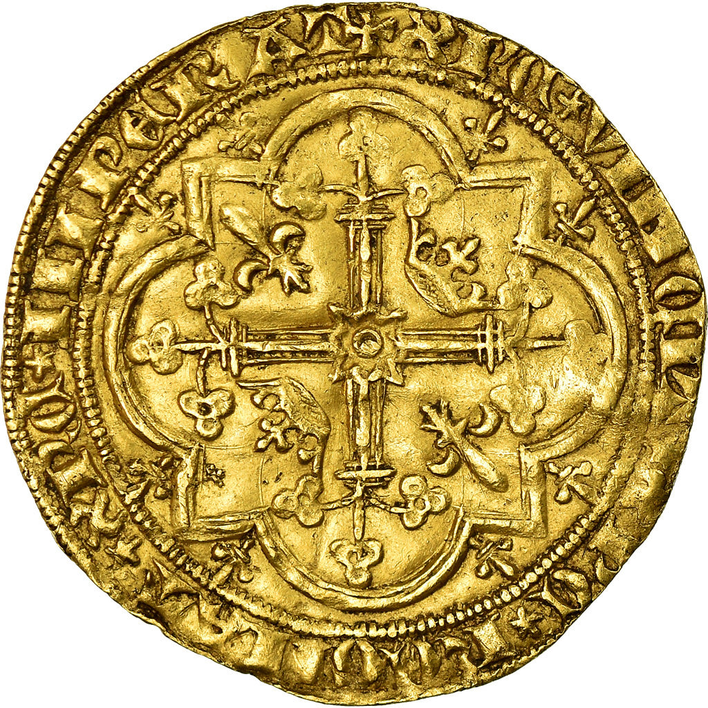 Coin, France, Charles V, Franc à pied, EF(40-45), Gold, Duplessy:360A