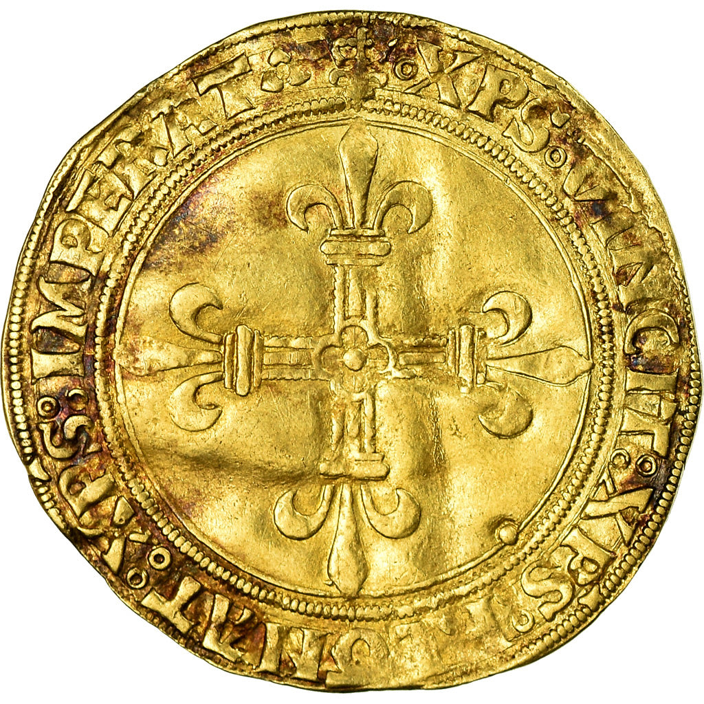 Coin, France, Louis XII, Ecu d'or, Lyon, EF(40-45), Gold, Duplessy:647