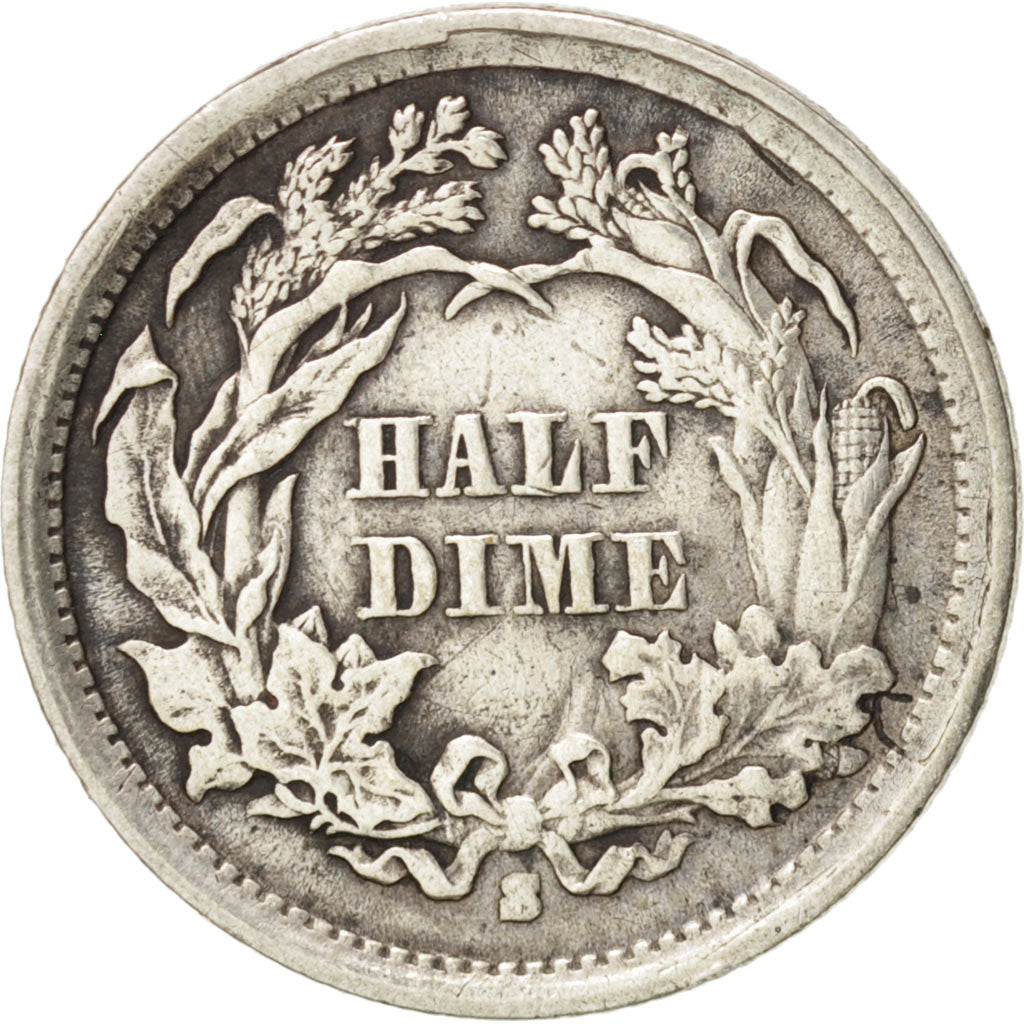 United States, Seated Liberty Half Dime, 1867-S, KM:91