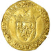 Monnaie, France, François Ier, Ecu d'or, Lyon, TTB, Or, Duplessy:775
