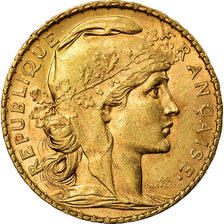 Coin, France, Marianne, 20 Francs, 1900, Paris, AU(50-53), Gold, KM:847