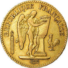 Coin, France, Génie, 20 Francs, 1849, Paris, VF(30-35), Gold, KM:757