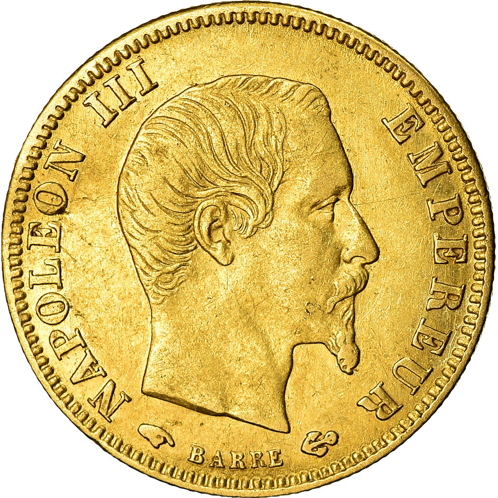 Monnaie, France, Napoleon III, 5 Francs, 1858, Paris, TB+, Or