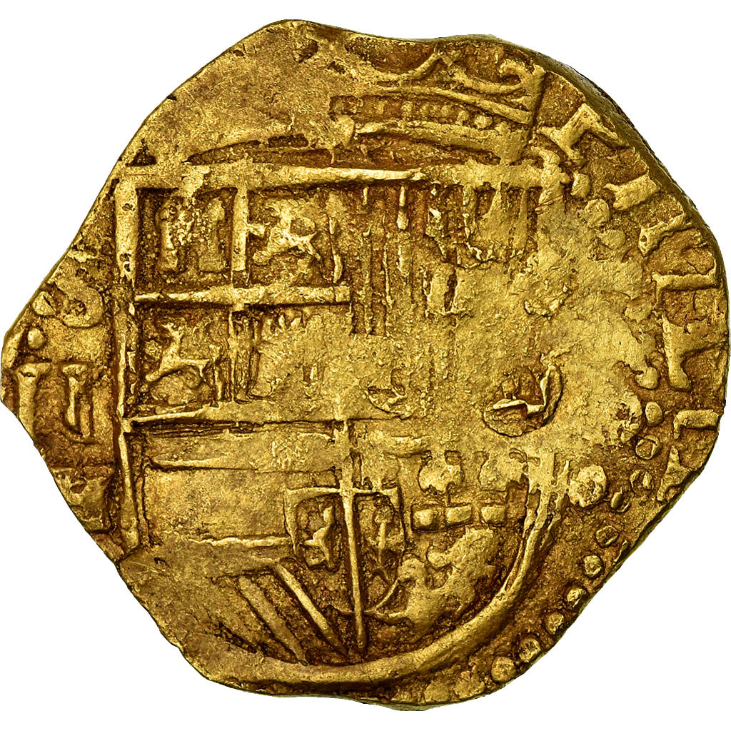 Coin, Spain, 2 Escudos, Seville, EF(40-45), Gold