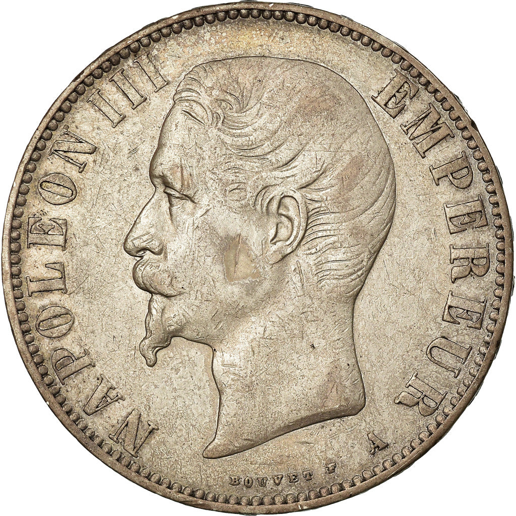 Monnaie, France, Napoleon III, 5 Francs, 1856, Paris, TTB